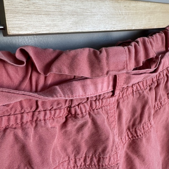 Thread + Supply Pull On Elastic Waist Paperbag Beach Shorts Brick Dust Size L - Picture 5 of 14